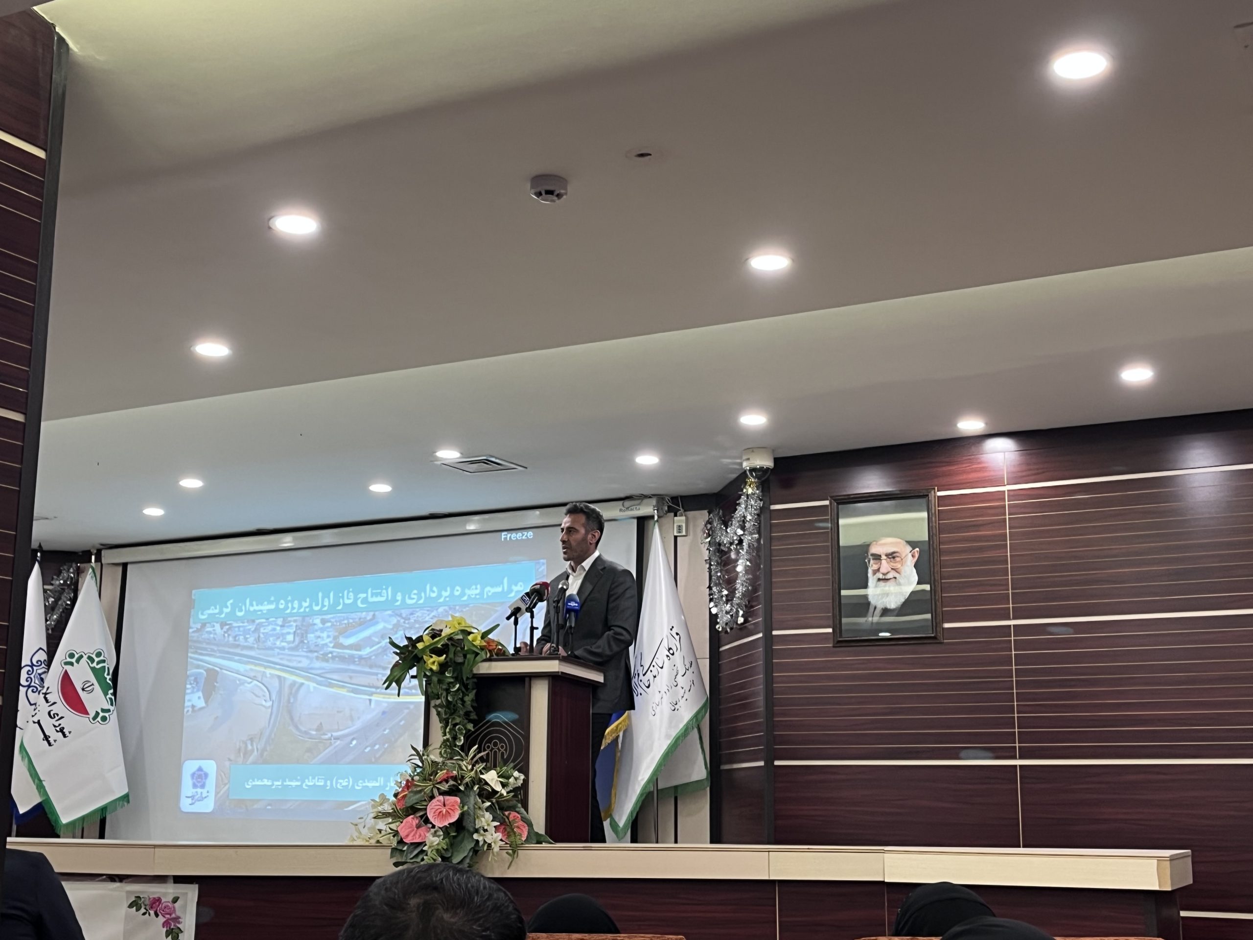 افتتاح فاز نخست پروژه شهیدان کریمی زنجان/ هزینه کرد ۷۰۰ میلیارد تومانی برای کاهش ترافیک و توسعه غرب شهر